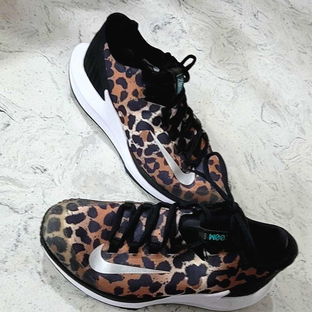 Nike Women's Sneakers with Leopard Pattern